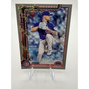 Cade Horton 2025 Topps Holiday Baseball Rookie Card H140 Chicago Cubs RC SP
